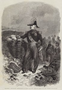 Marshal Pelissier, Commander-in-Chief of the French Army in the Crimea (engraving) by Eugen von Guerard
